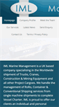 Mobile Screenshot of iml-marinemanagement.com
